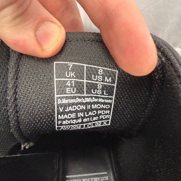 Dr. Martens Vegan Jadon Platform Boots Size 8 - Picture 7 of 7